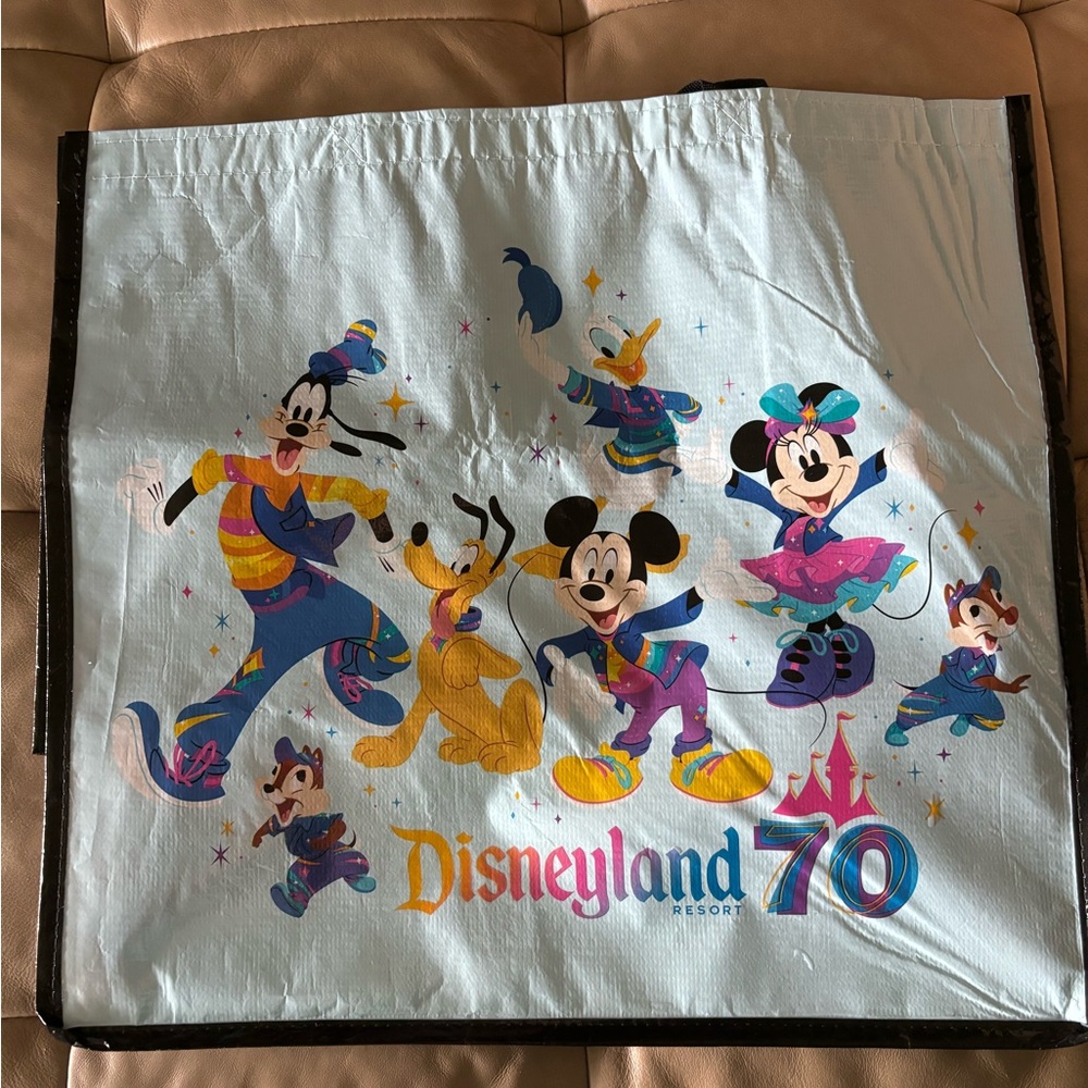 Disneyland 70th Anniversary Tote Bag - Multicolor